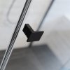 Radaway Essenza Pro Black Kdj+S kabina 100x80x100cm lewa czarny mat/szkło przejrzyste 10097380-54-01L/10098100-01-01/10098100-01-01
